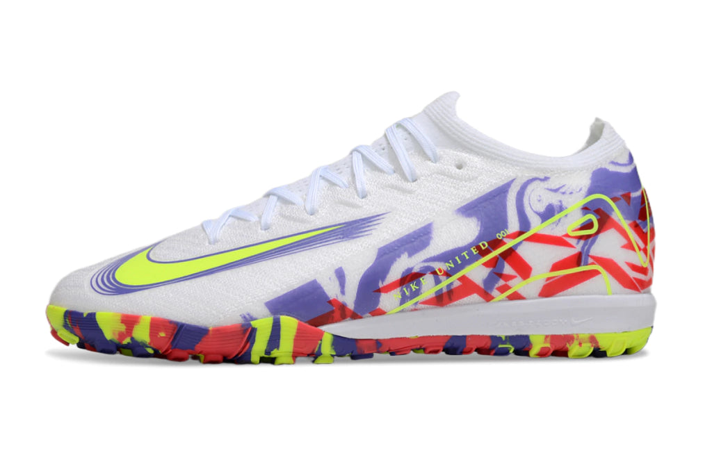 Chuteira Nike Mercurial Vapor 16 Elite Society - Branco/Amarelo