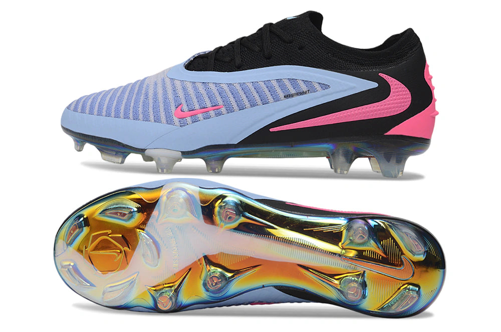 Chuteira Campo NIKE Phantom 6 Elite FG - Azul/Preto