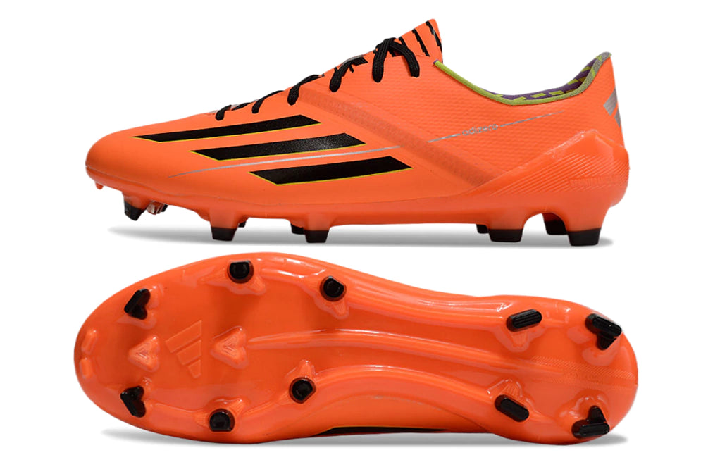 Chuteira Adidas F50 X Campo - Laranja/Preto