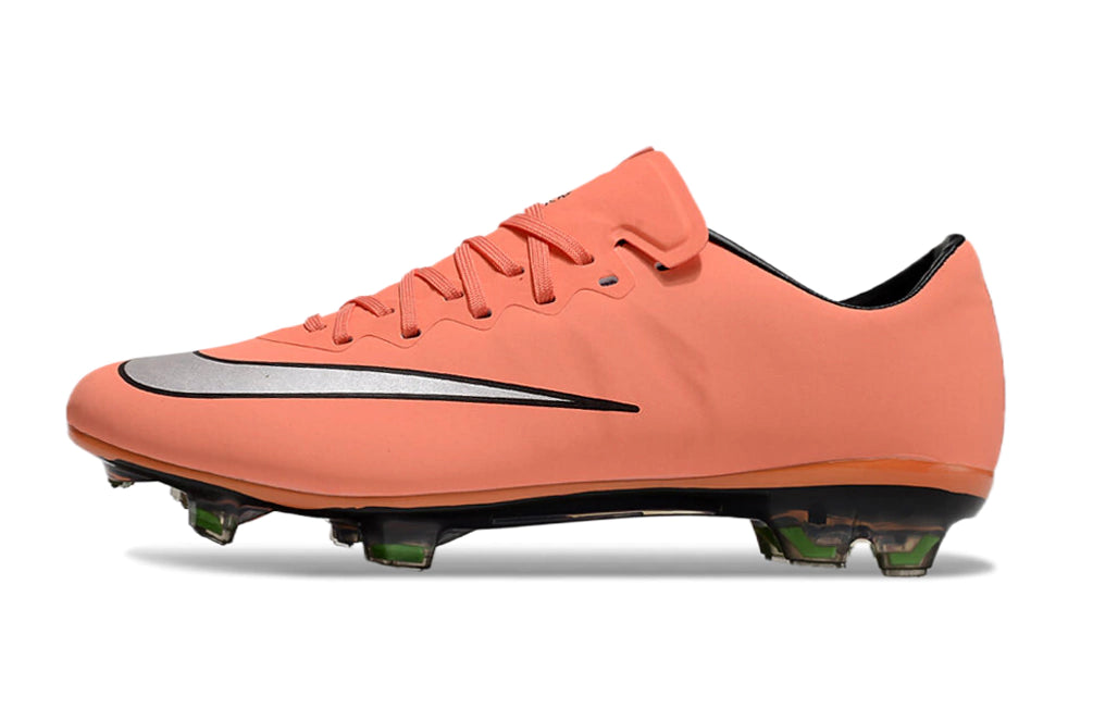 Chuteira Nike Mercurial Vapor 10 FG - Laranja/Cinza