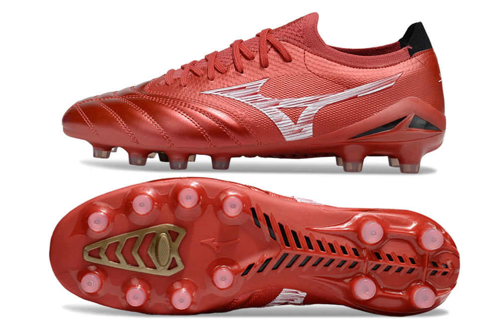 Chuteira Mizuno Morelia Neo 4 Campo - Vermelho