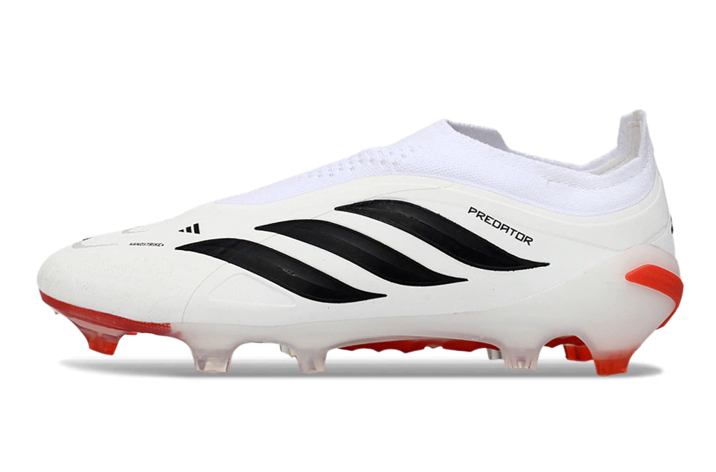 Chuteira Adidas Predator Laceless 26 Elite FG - Branco