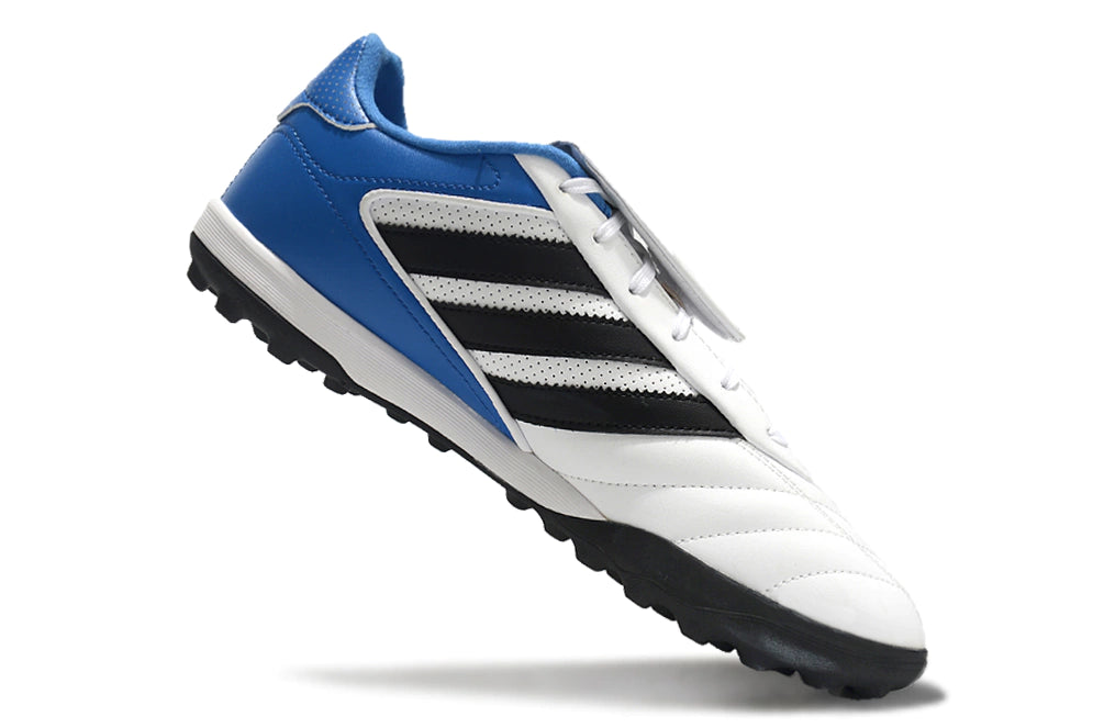 Chuteira Adidas Copa Gloro 2 Society - Branco/Preto/Azul