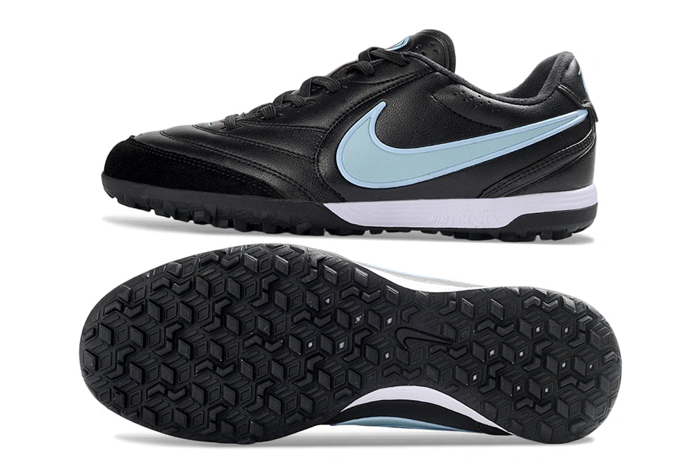 Chuteira Nike Tiempo Ligeira Pro Society - Preto/Azul