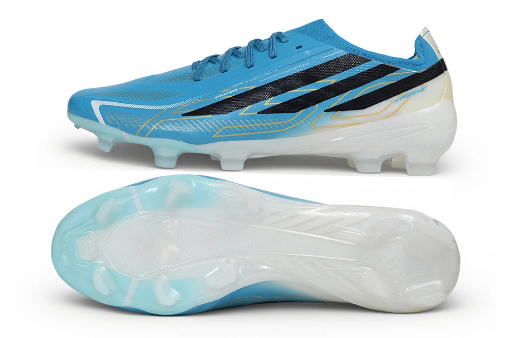 Chuteira Adidas F50 Hyperfast Eltie FG - Azul