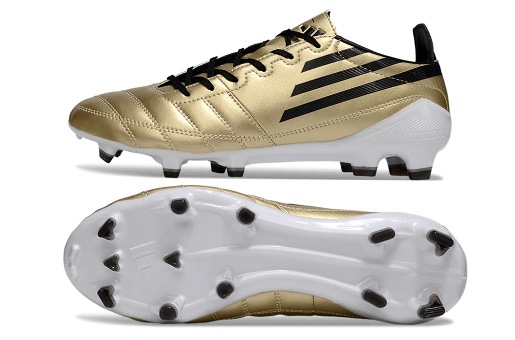 Chuteira Adidas F50 X Campo - Dourado/Preto