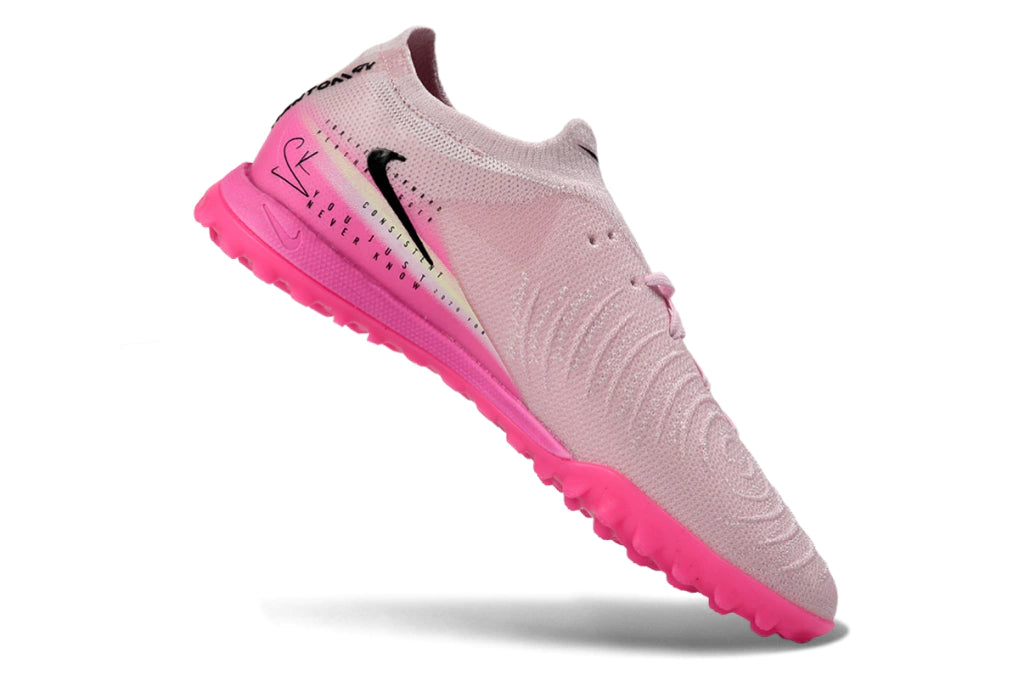 Chuteira Nike Phantom GX 2 Elite Society TF - Rosa