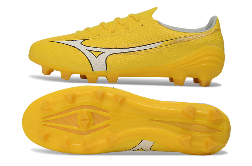 Chuteira Mizuno Alpha Japan 3 FG - Amarelo