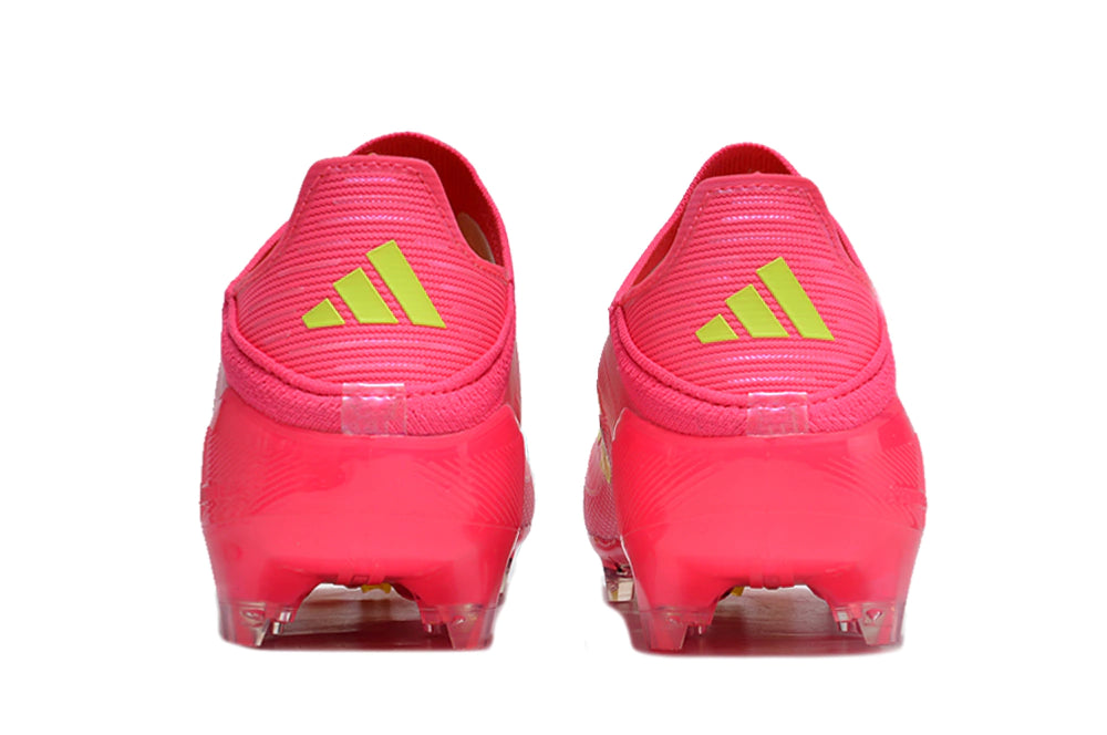 Chuteira Adidas F50 X Campo - Rosa/Amarelo