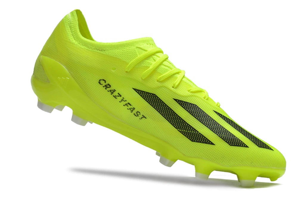 Chuteira Adidas X CrazyFast.1 FG - Verde/Preto