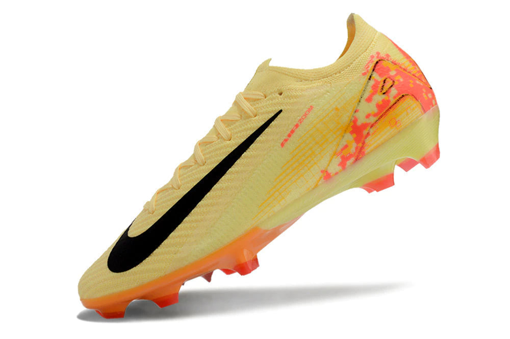Chuteira Nike Air Zoom Mercurial Vapor 16 Elite FG - Laranja/Amarelo