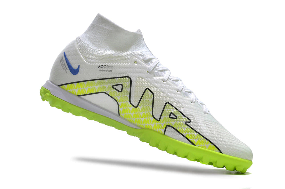 Chuteira Nike Mercurial Superfly 9 Elite Society - Branco/Verde