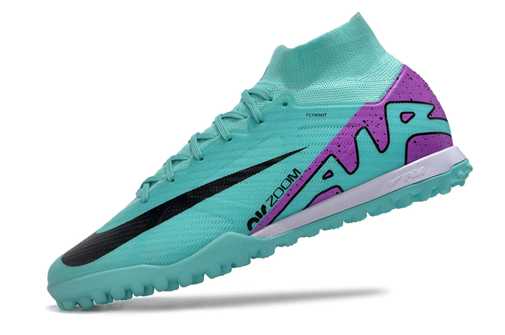 Chuteira Nike Mercurial Superfly 9 Elite Society - Azul/Roxo