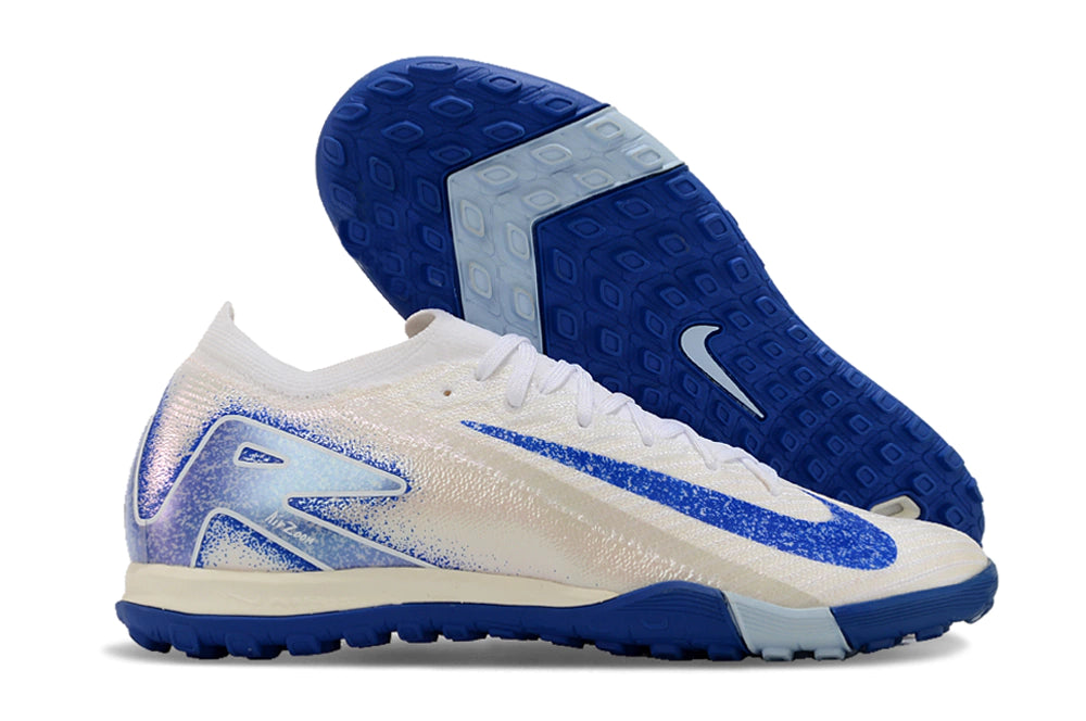Chuteira Nike Mercurial Vapor 16 Elite Society - Branco/Azul