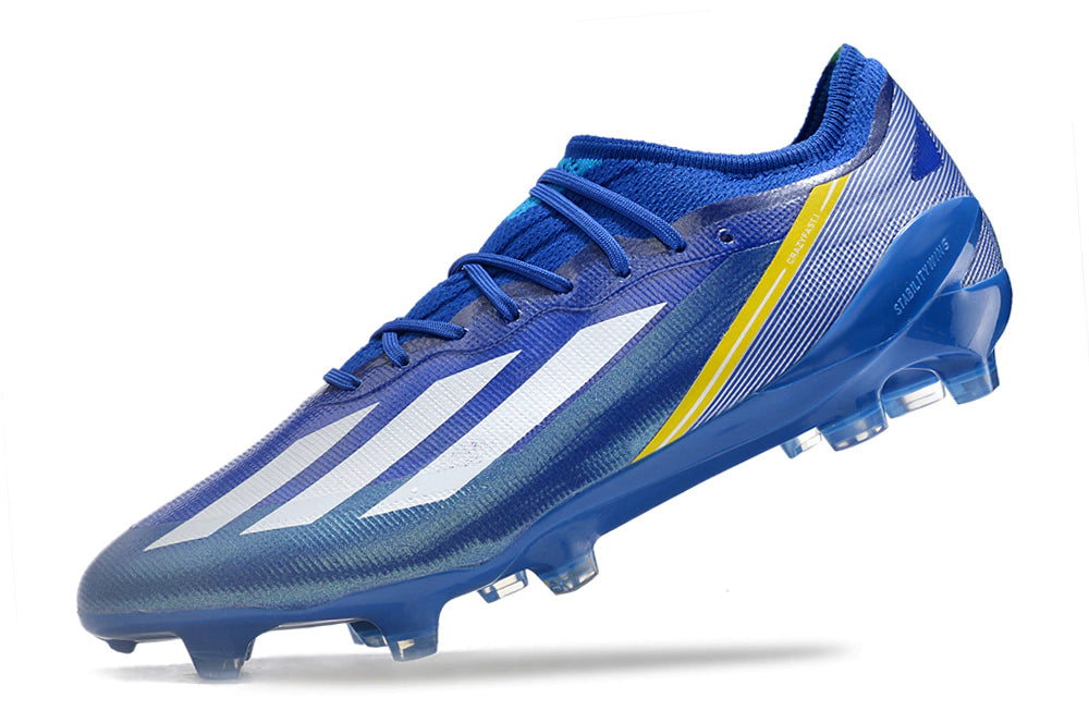 Chuteira Adidas X CrazyFast.1 FG - Azul/Branco