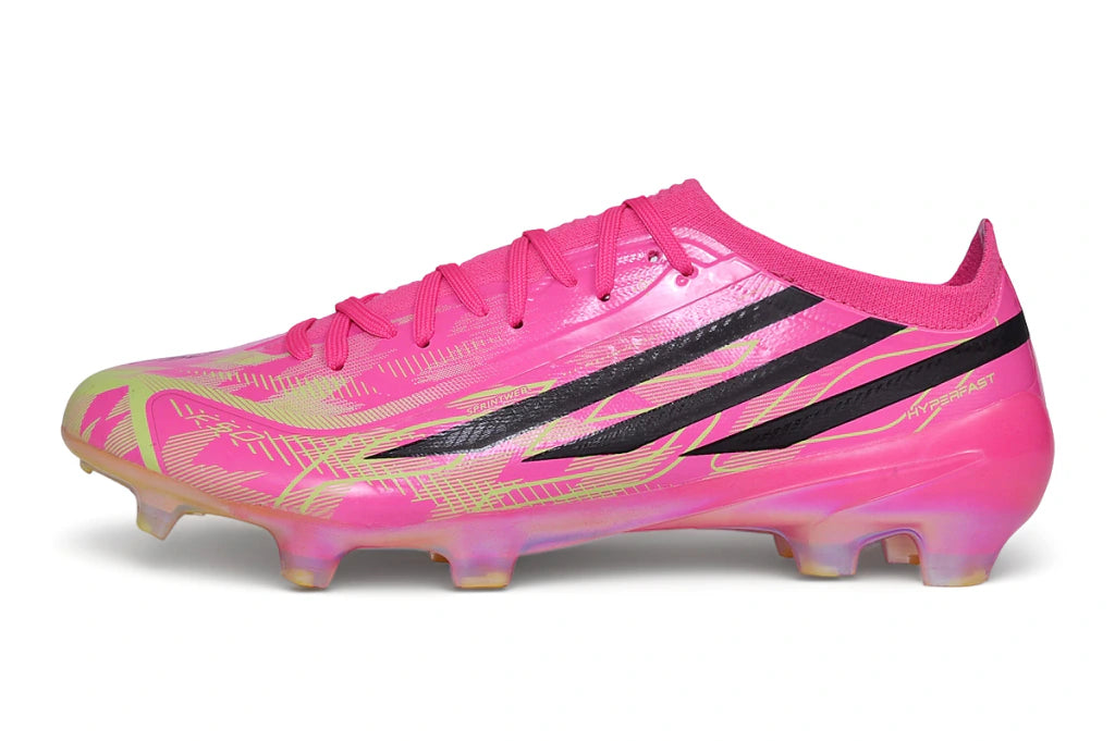 Chuteira Adidas F50 Hyperfast Eltie FG - Rosa