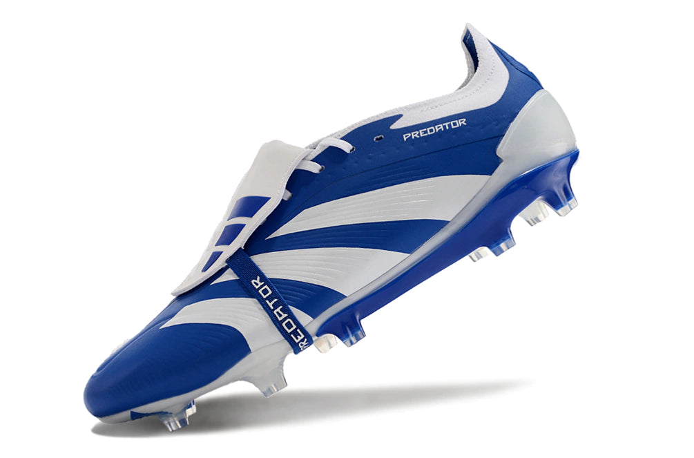 Chuteira Adidas Predstrike Elite Campo - Azul/Branco