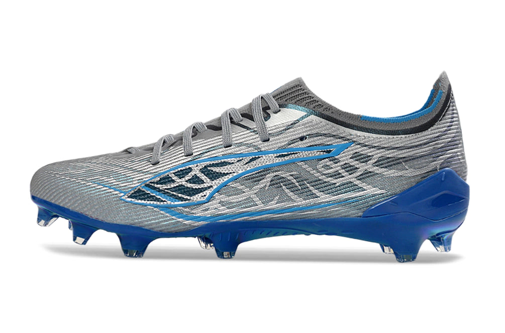 Chuteira Puma Ultra 5 Carbon FG - Cinza/Azul