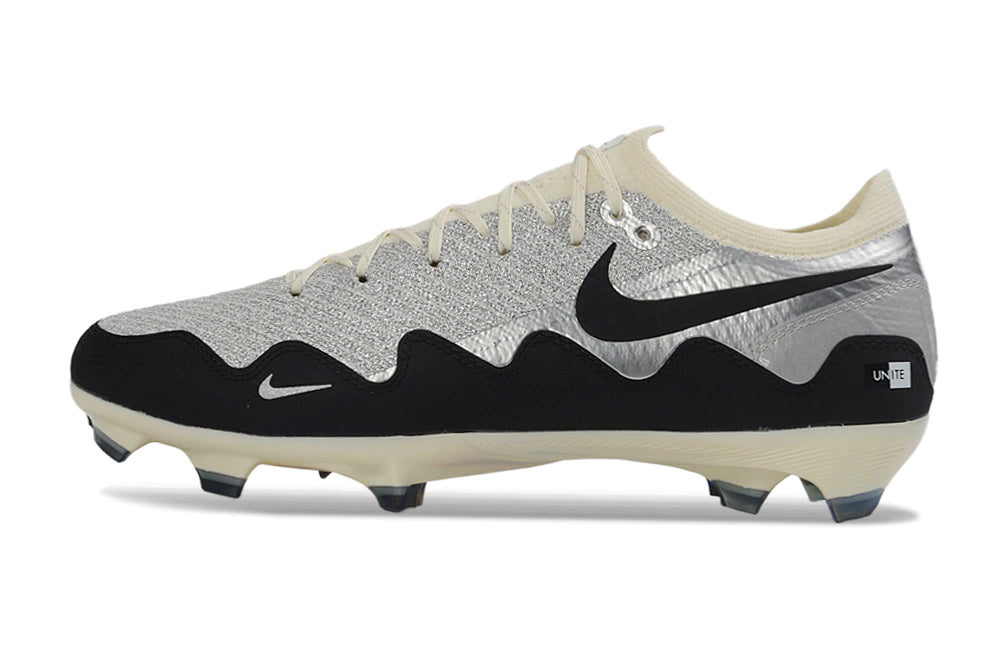 Chuteira Nike Air Zoom Mercurial Vapor 16 Elite FG - Preto/Prata