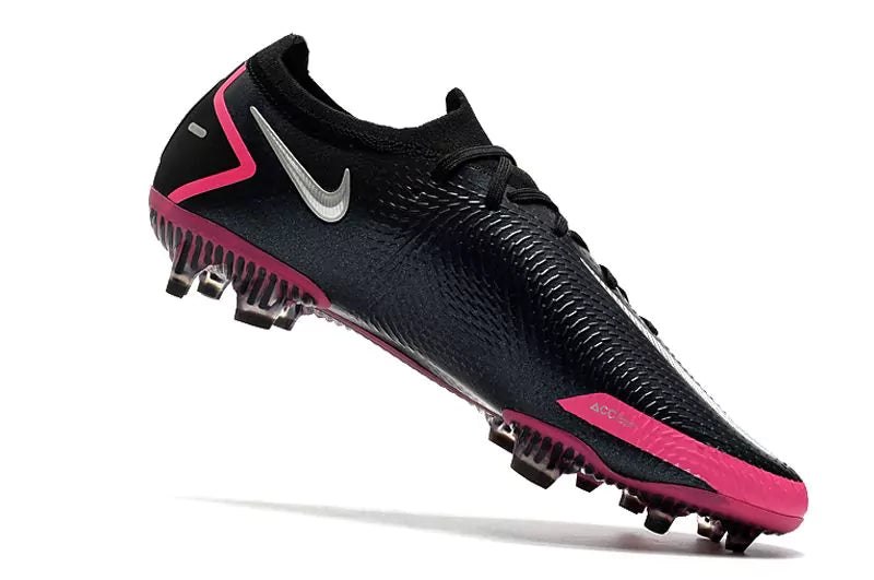 Chuteira Nike Campo Phantom GT Elite - Rosa/Preto