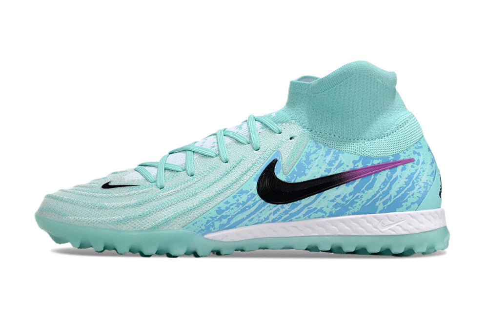 Chuteira Nike React Phantom Luna 2 Elite Society - Azul/Preto