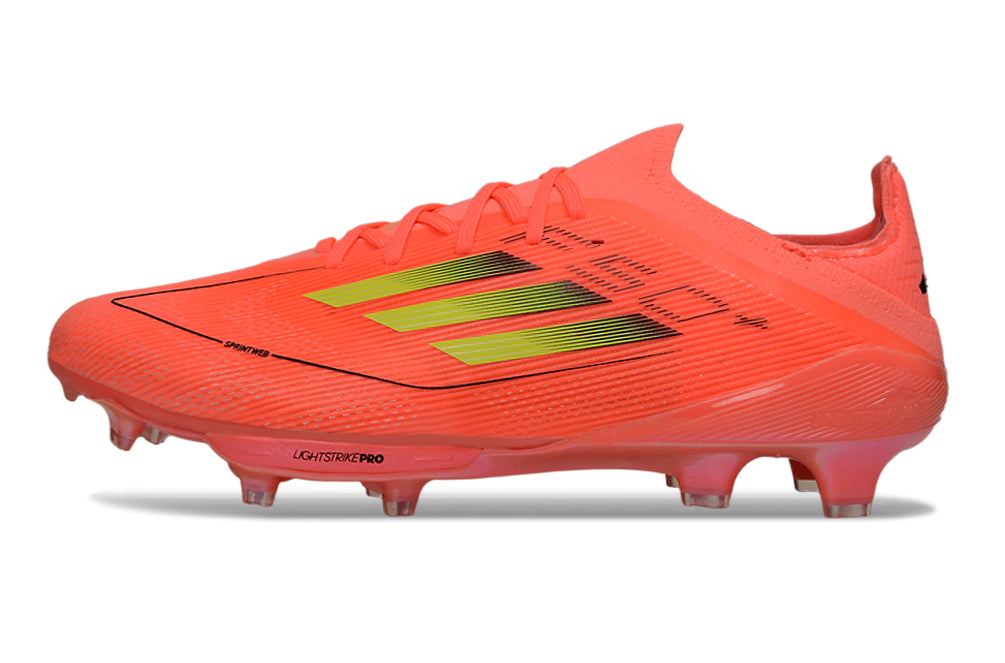 Chuteira Adidas F50.1 Elite Campo - Laranja/Amarelo