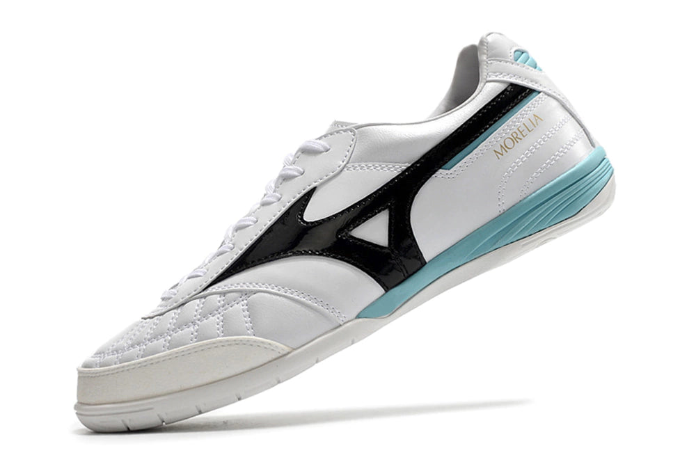 Chuteira Mizuno Morelia Sala Futsal - Branco/Preto