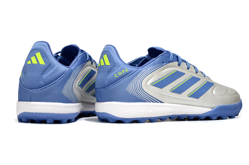 Chuteira Adidas Copa Pure 3 Society - Cinza/Azul