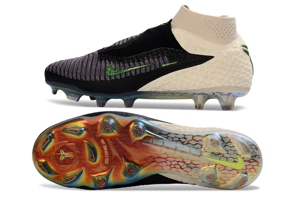Chuteira Nike Phantom 6 Elite Botinha Campo "Black Mamba"