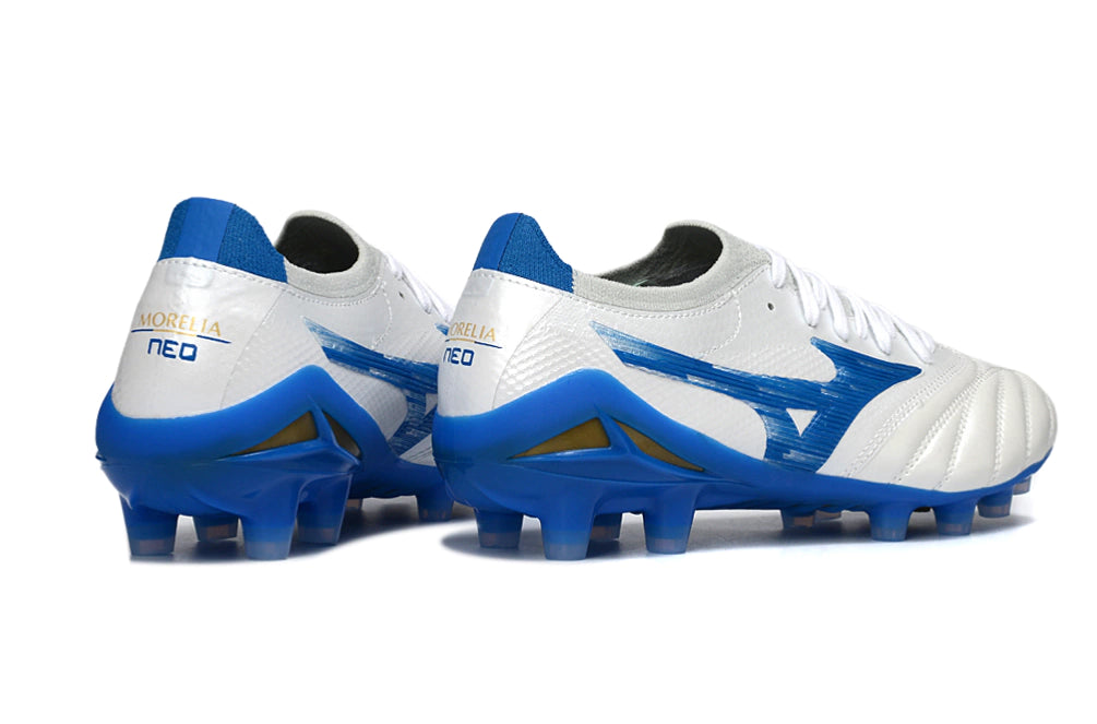 Chuteira Mizuno Morelia Neo 4 Campo - Azul
