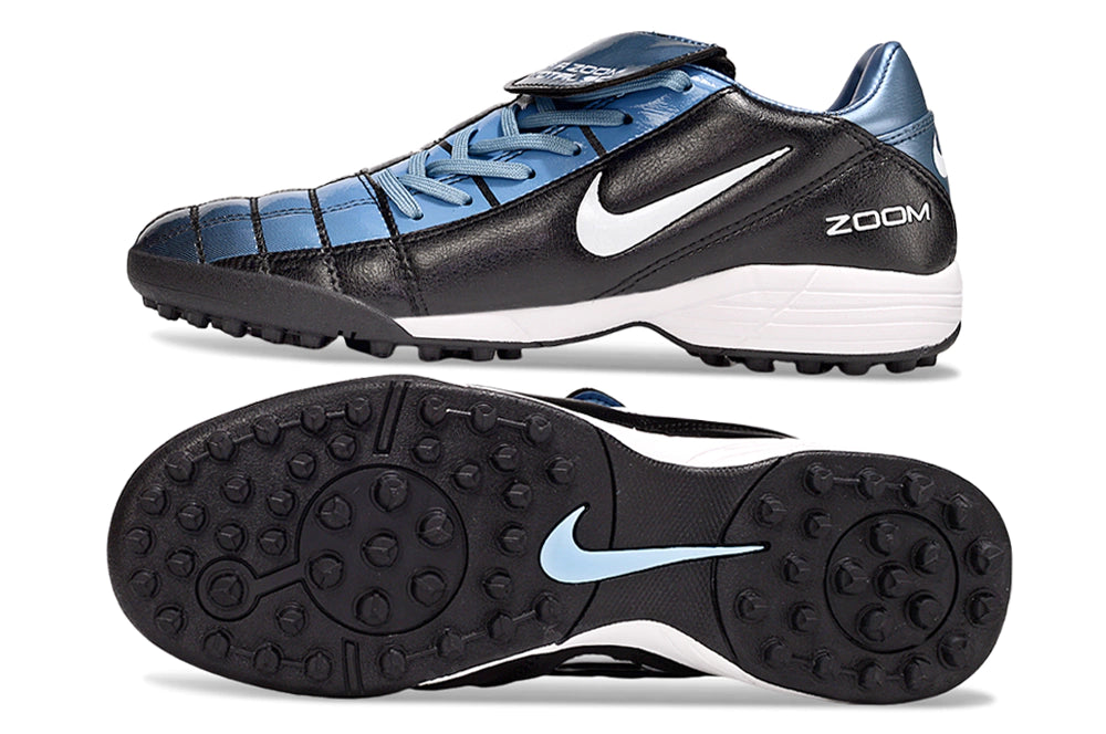 Chuteira Nike Total 90 Society - Preto/Azul