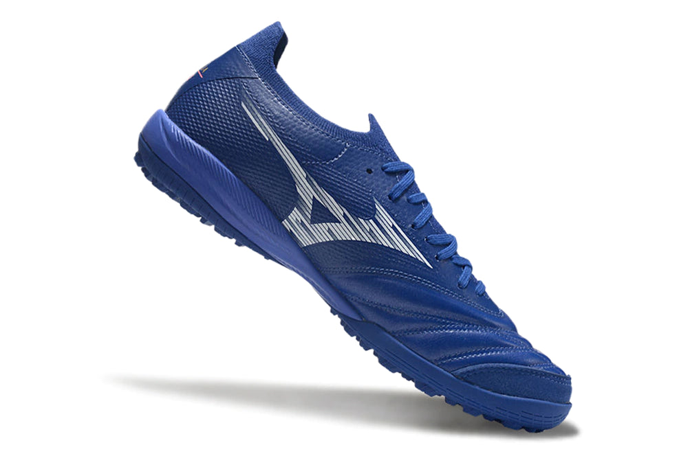 Chuteira Miuzno Morelia Neo Sala β Society - Azul/Branco