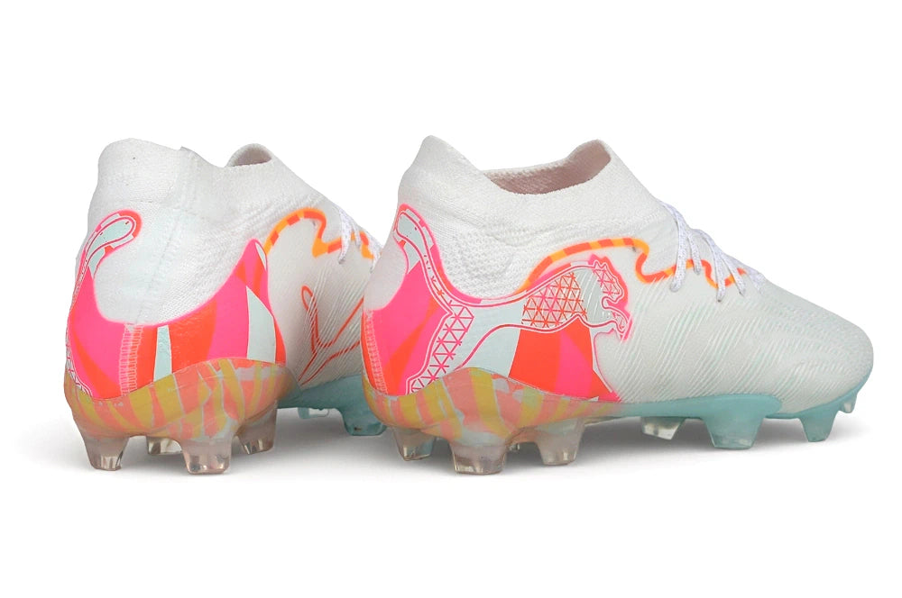 Chuteira Puma Future 8 Ultimate Low Campo FG - Branco