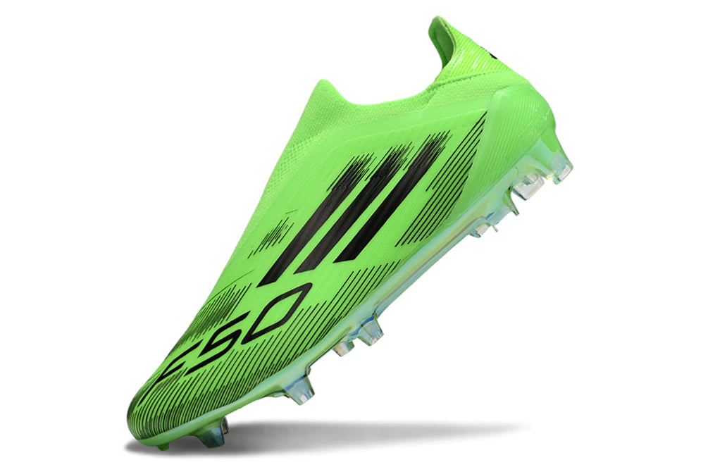 Chuteira Adidas F50 X Laceless Campo -Verde