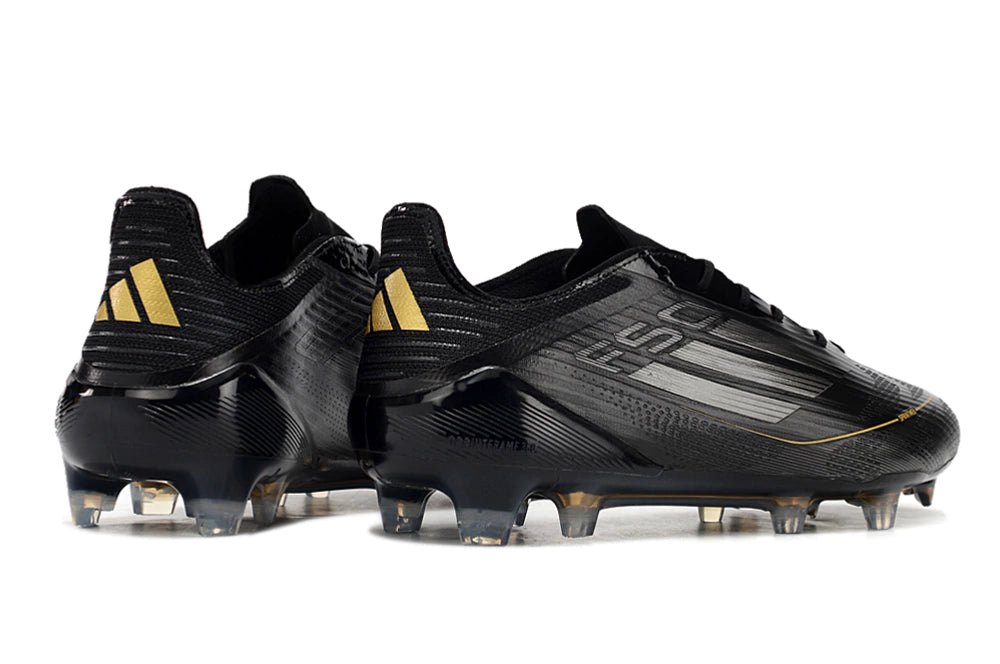 Chuteira Adidas F50 X Campo - Preto/Dourado