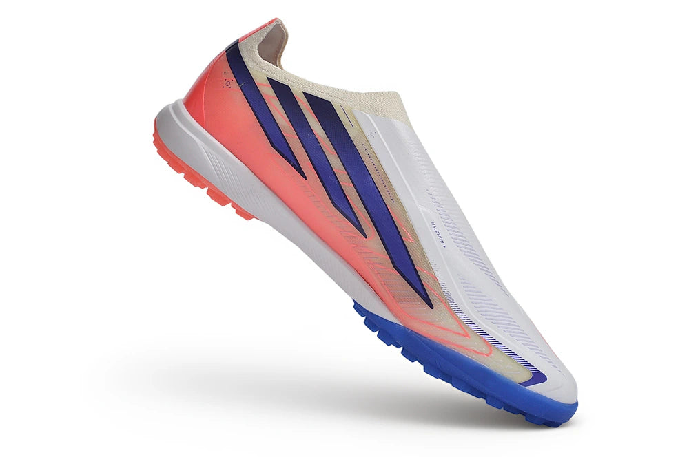 Chuteira Adidas F50 Hyperfast Laceless TF - Branco