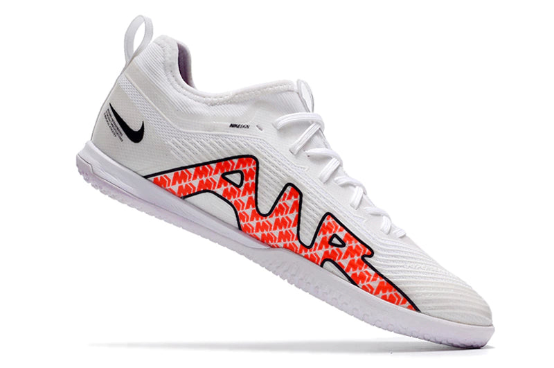 Chuteira Nike Mercurial Vapor 15 Pro Futsal IC - Branco/Vermelho
