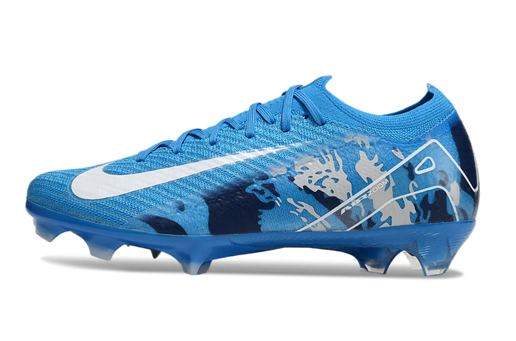 Chuteira Nike Air Zoom Mercurial Vapor 16 Elite FG - Azul/Branco