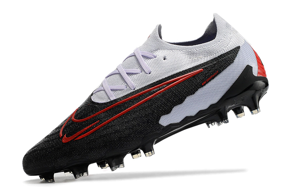 Chuteira Nike Campo Phantom GX Elite FG - Branco/Preto