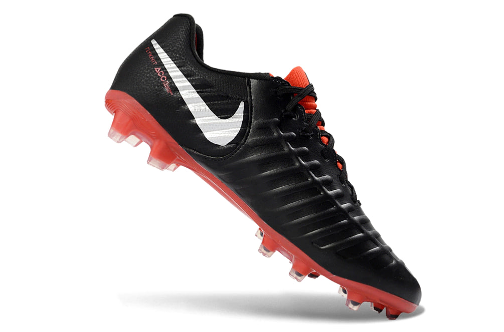 Chuteira Nike Tiempo Legend 7 Elite FG - Preto/Vermelho