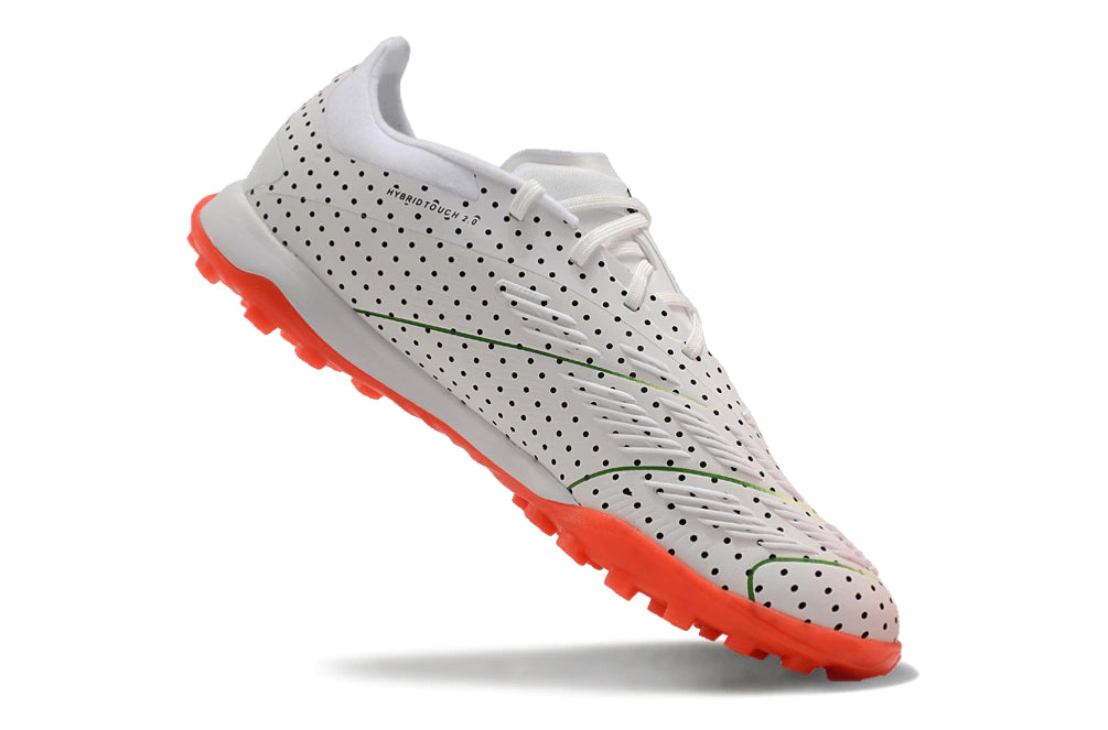 Chuteira Adidas Predator PredStrike Elite Society - Preto/Laranja/Branco