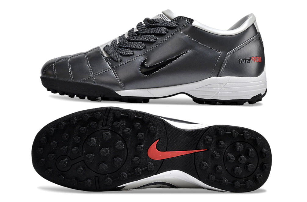 Chuteira Nike Total 90 Society - Branco/Cinza/Preta