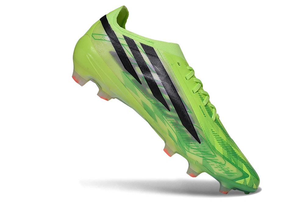Chuteira Adidas F50 Hyperfast Eltie FG - Verde