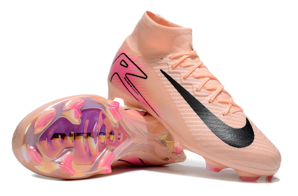 Chuteira Nike Air Zoom Mercurial Superfly 10 Elite Campo - Rose