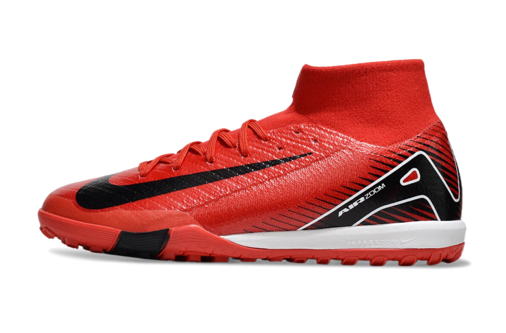 Chuteira Nike Mercurial Superfly 10 Elite Society - Vermelho/Preto/Branco