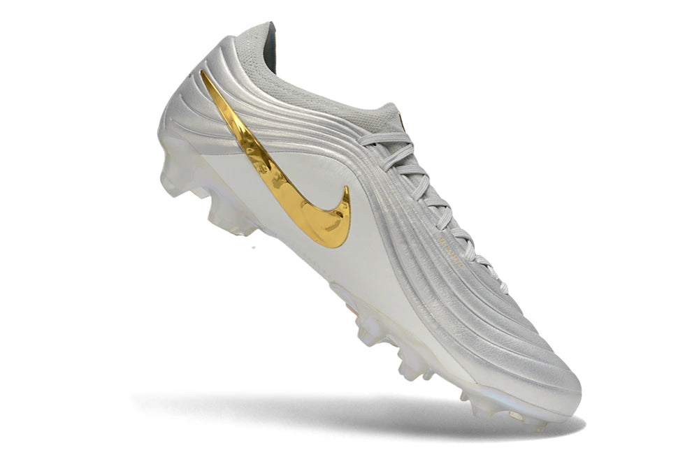 Chuteira Nike Tiempo Maestro Elite FG - Branco/Dourado