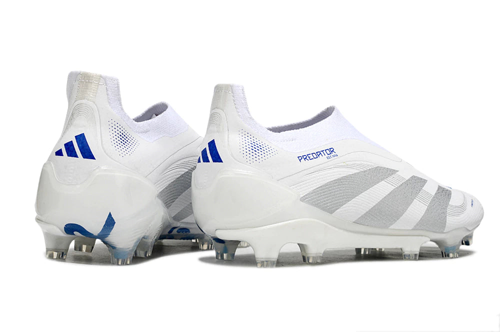 Chuteira Adidas Predator Elite 25 Laceless Campo "Polar Victory Pack"