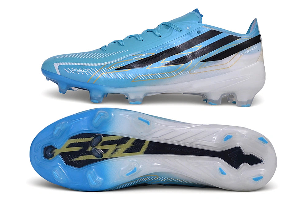 Chuteira Adidas F50 Hyperfast.1 Evo FG - Azul