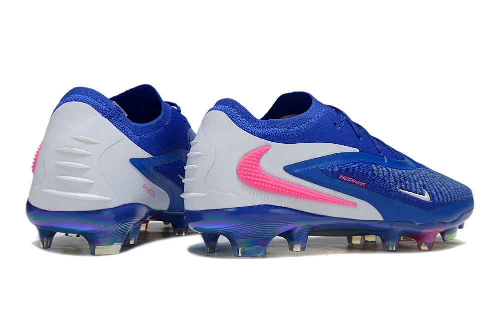 Chuteira Campo NIKE Phantom 6 Elite FG - Azul/Rosa