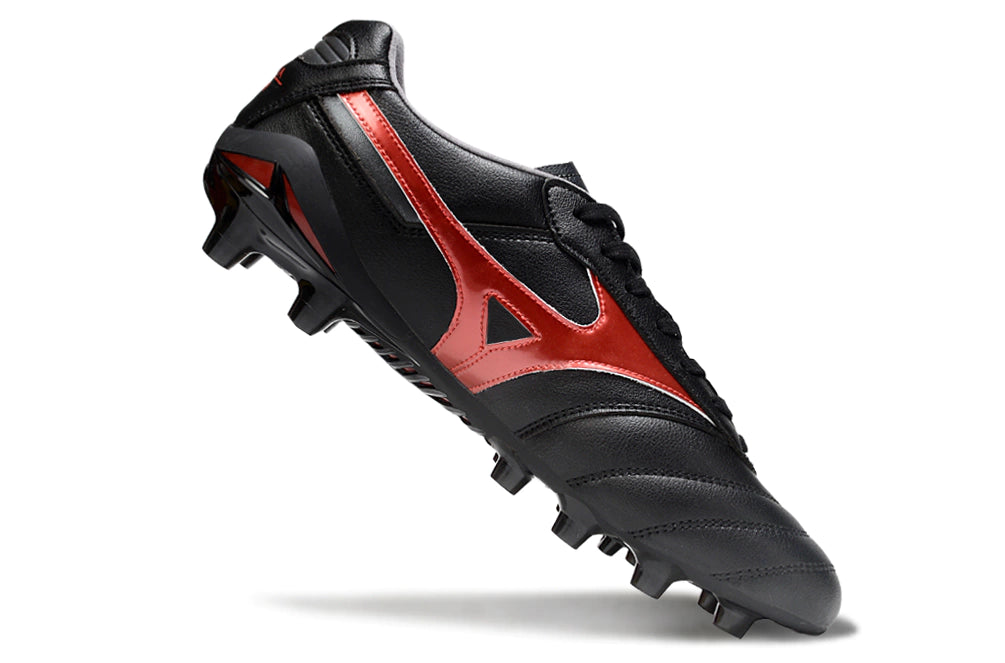 Chuteira Mizuno Morelia Neo Campo - Preto/Vermelho